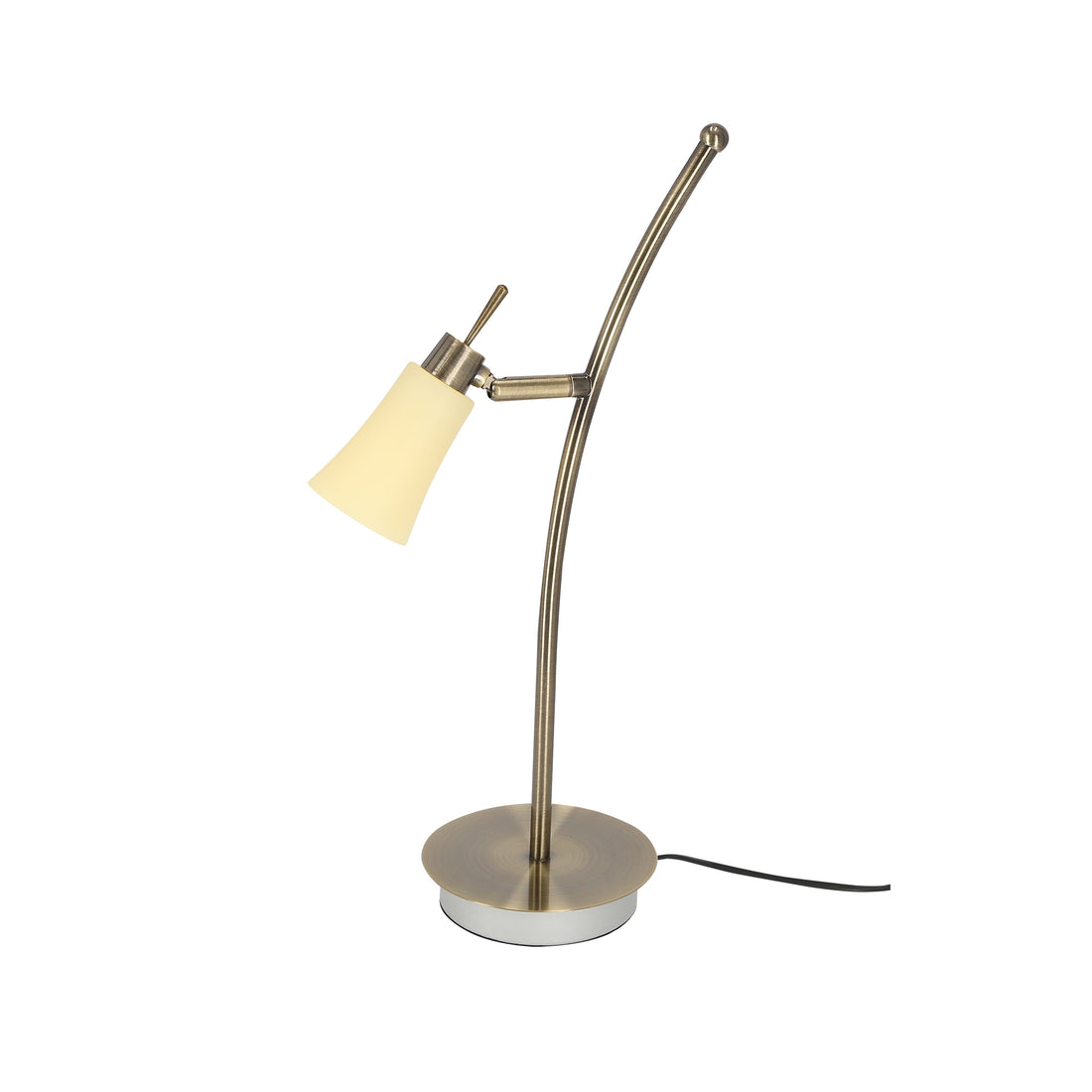 Suspension Acier Verre Antique Laiton · Kroton · photo 4