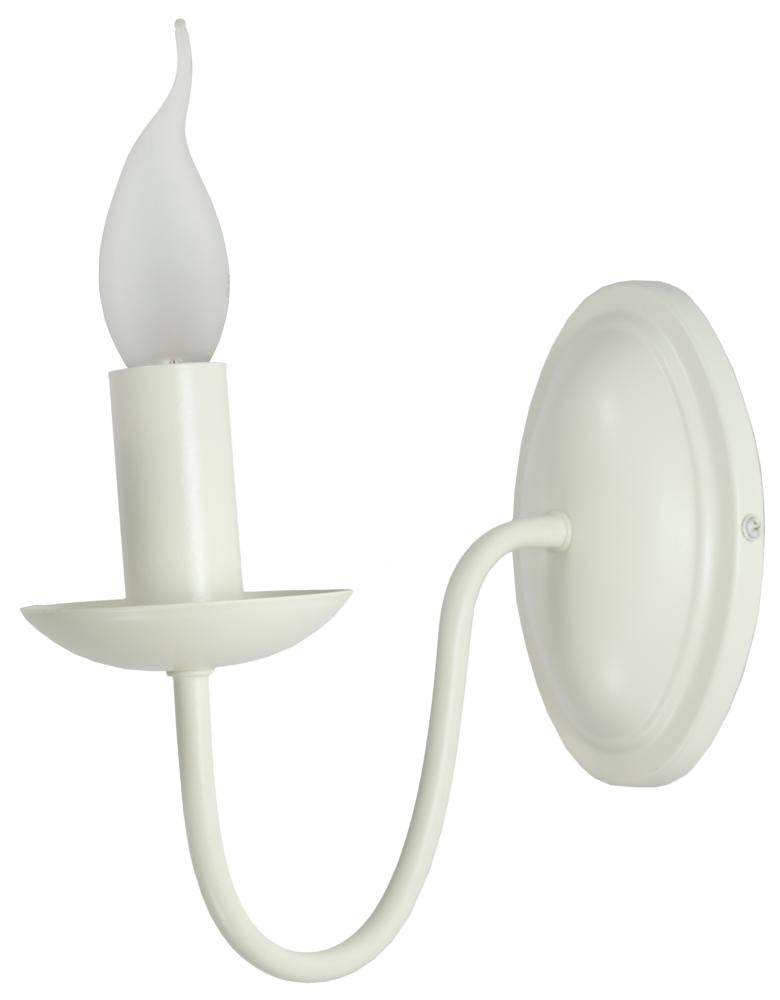 Applique murale Acier Crème E14 · Bellagio
