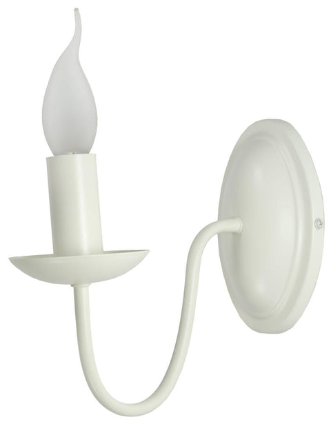Applique murale Acier Crème E14 · Bellagio