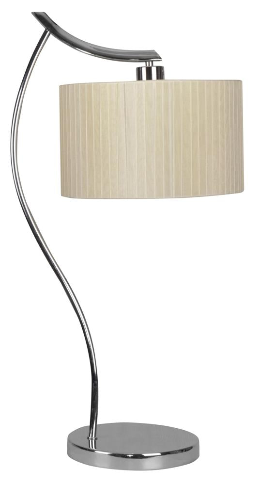 Lampe à poser Acier Crème E27 · Draga
