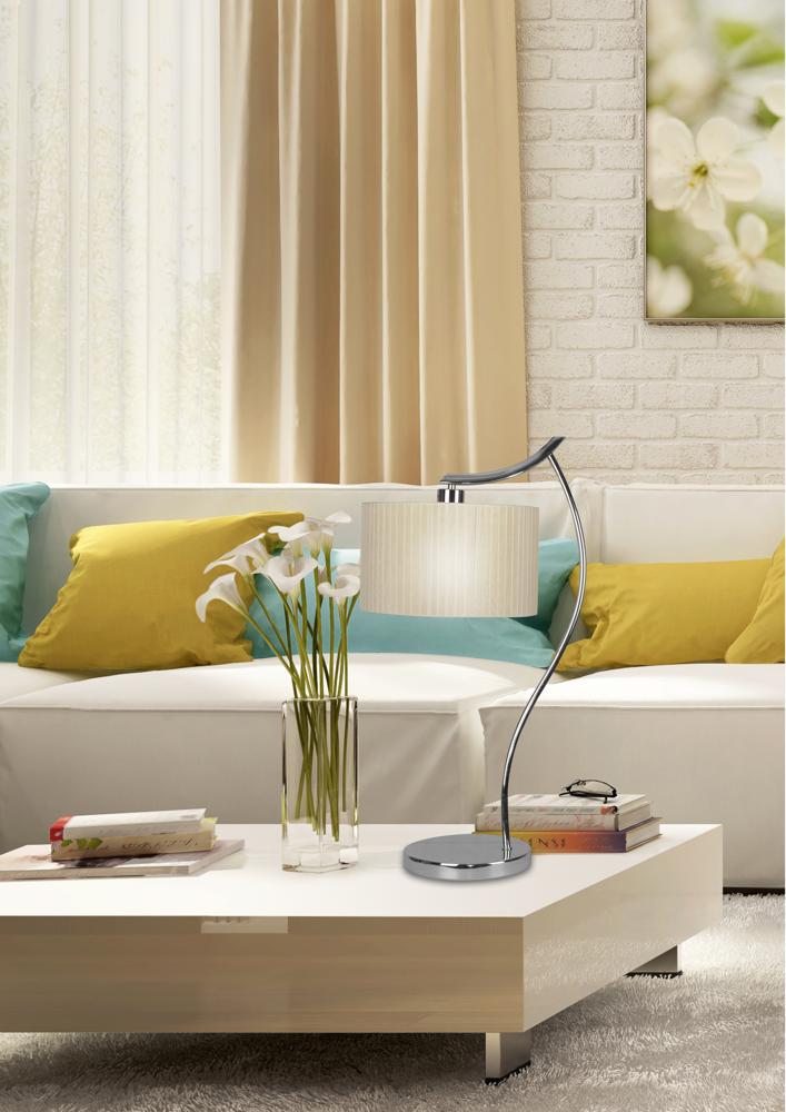 Lampe à poser Acier Crème E27 · Draga · photo 3