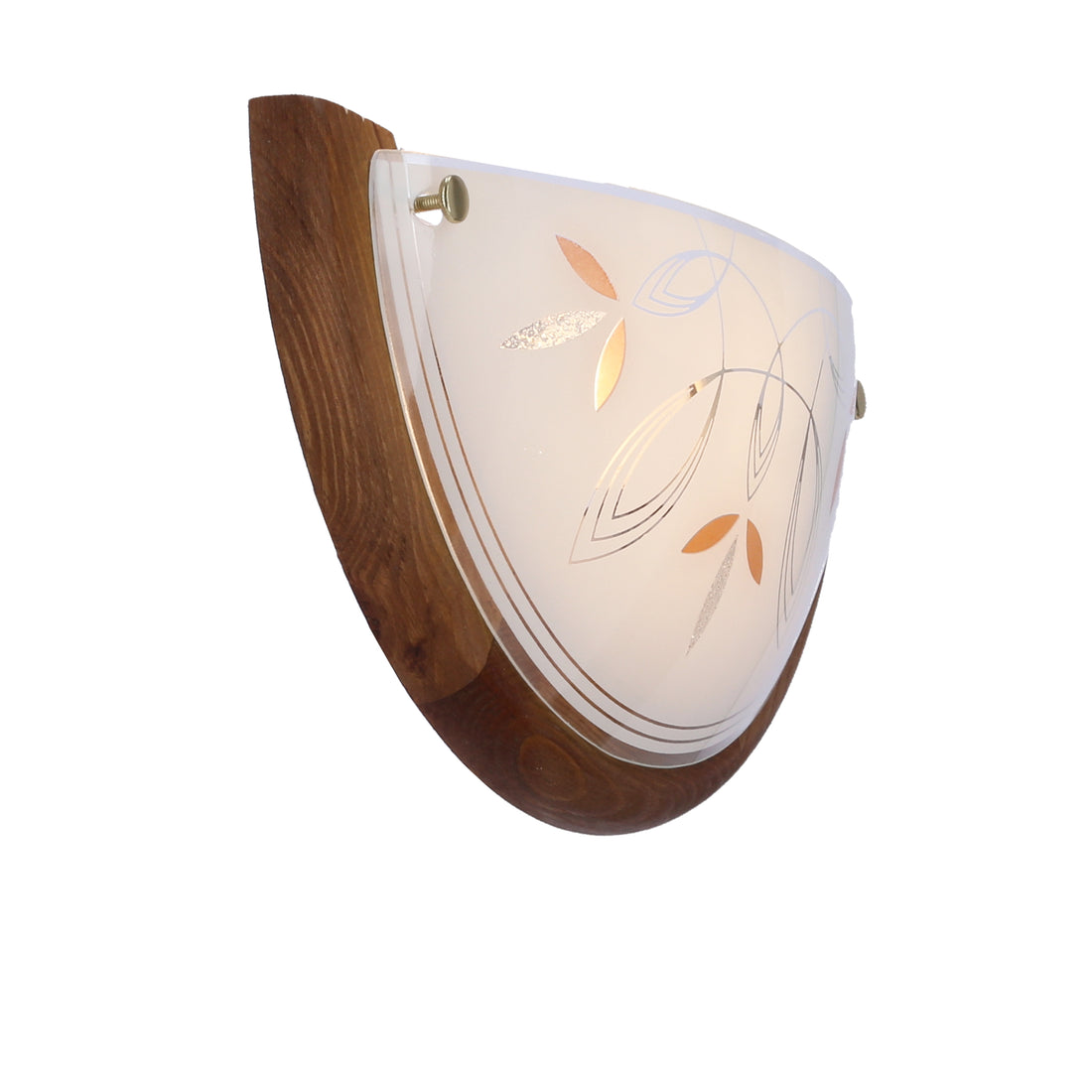 Plafonnier Métal Verre Bois Chêne · Rustica · photo 4