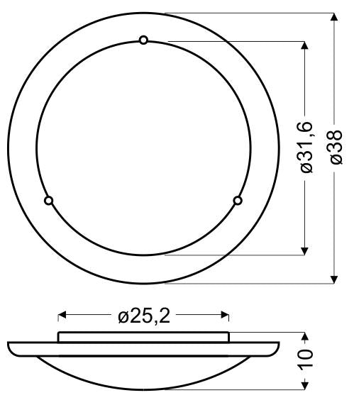 Plafonnier Métal Verre Bois Chêne · Rustica · photo 5