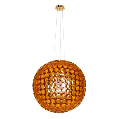 Suspension Acier Cuivré E27 · Abros