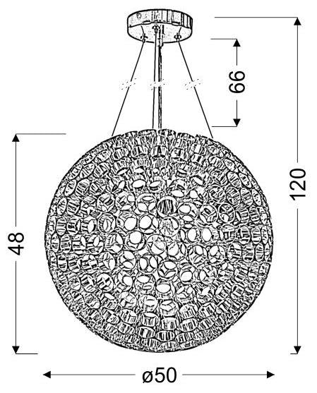 Suspension Acier Cuivré E27 · Abros · photo 4