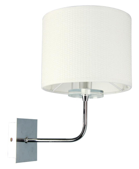 Applique murale Acier Tissu Chromé · Estera