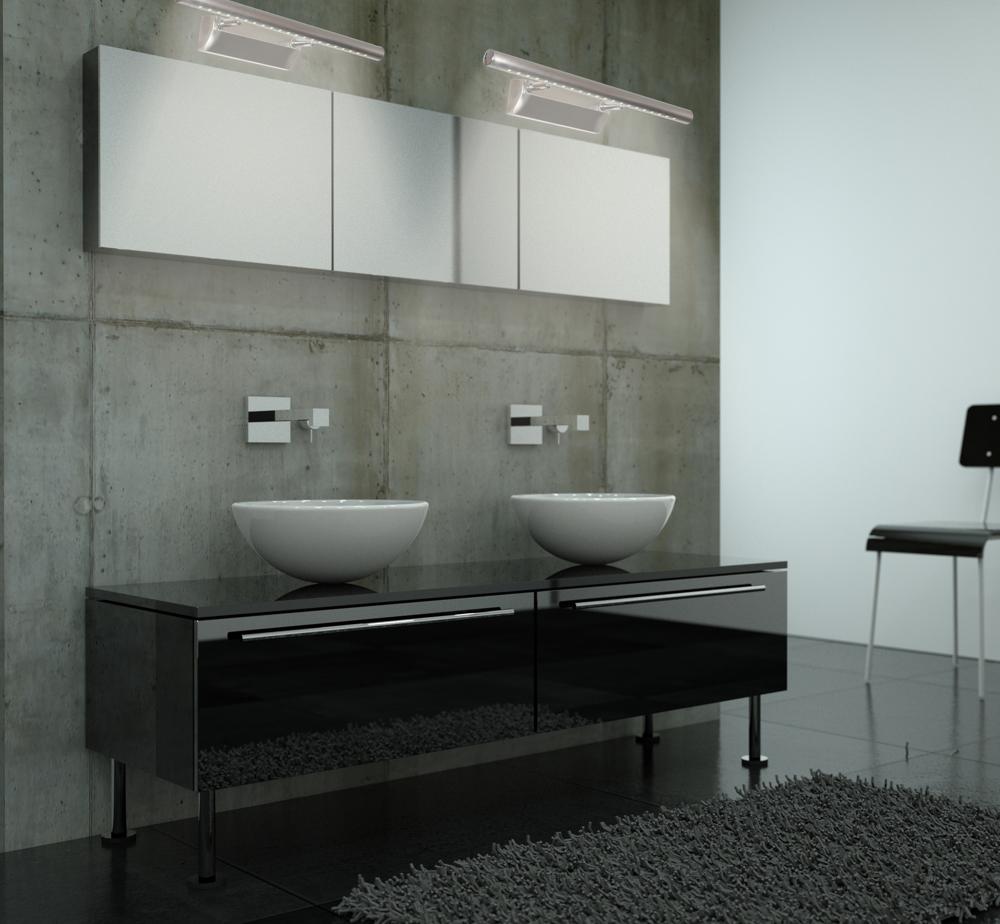 Applique murale LED Acier Satiné · Forte · photo 3