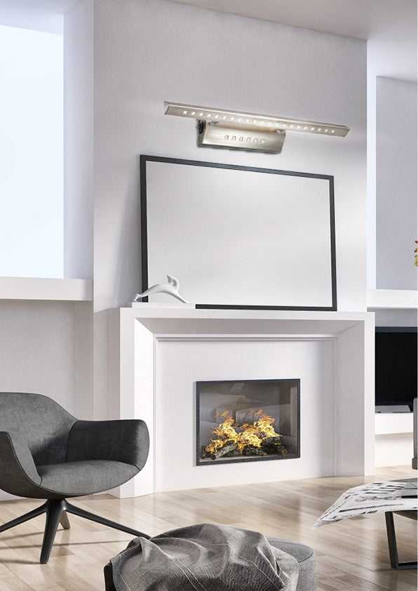 Applique murale 2 Lampes LED Acier Satiné · Forte · photo 2