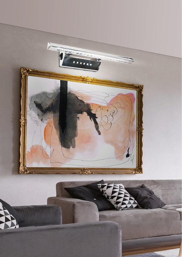 Applique murale 2 Lampes LED Acier Chromé · Forte · photo 2
