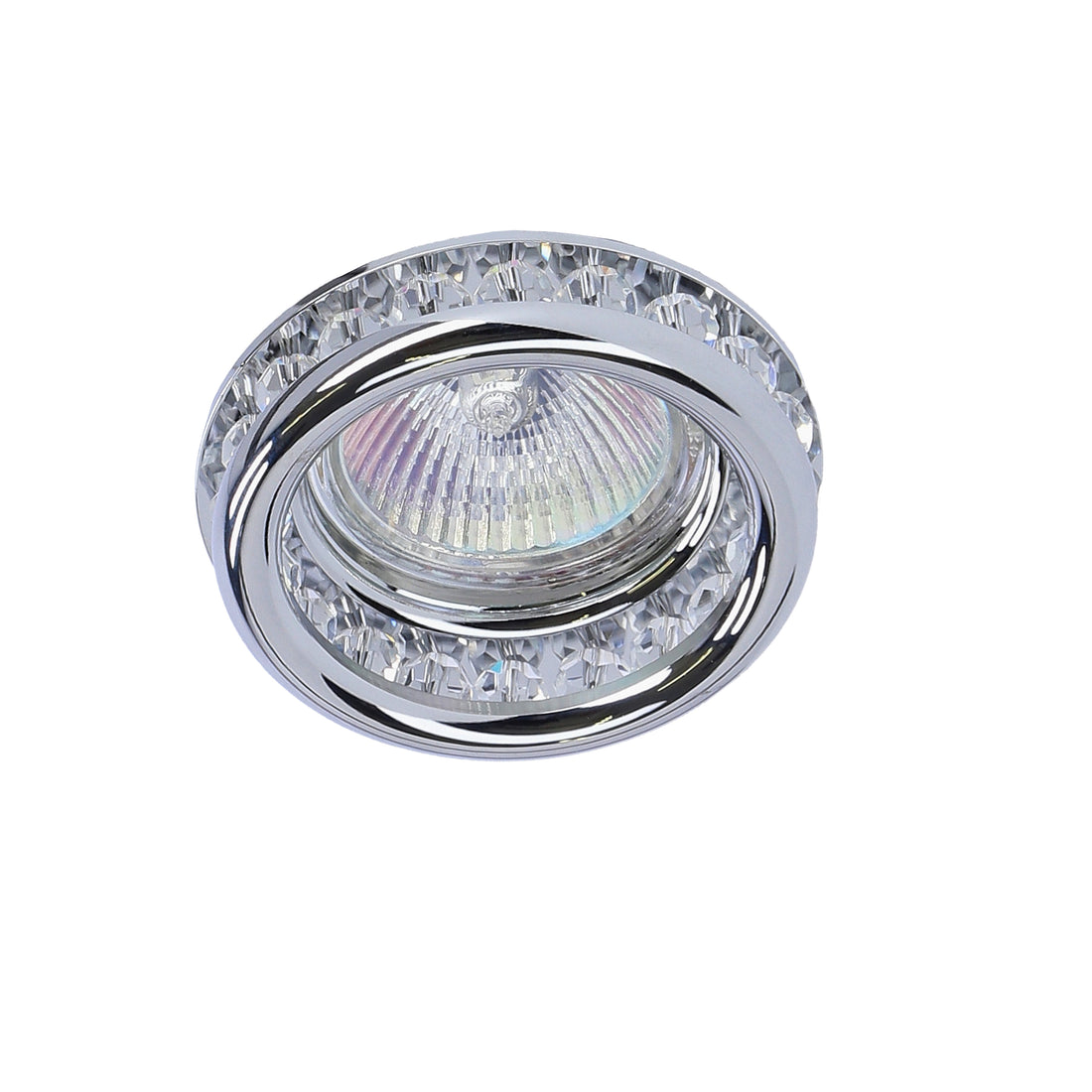 Spot Verre Chromé Transparent