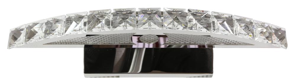 Applique murale LED Acier Verre Cristal Chromé · Arande