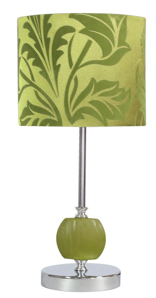 Lampe à poser Acier Tissu Vert · Cort
