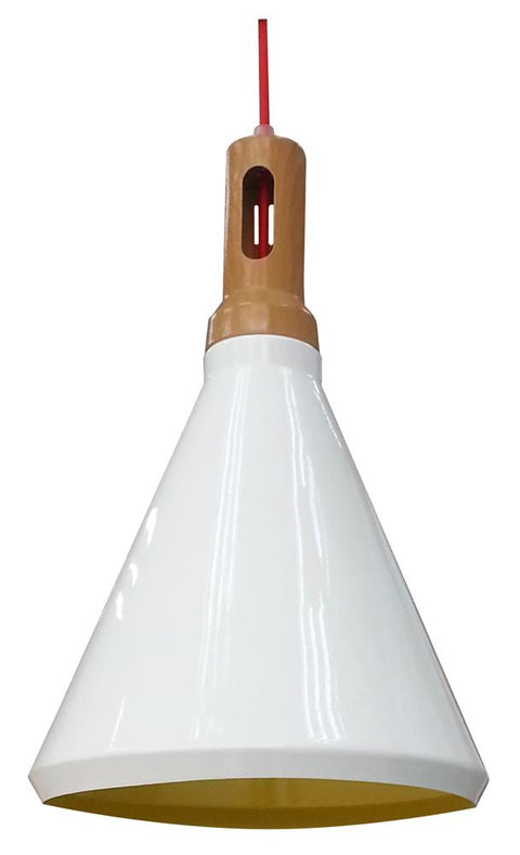 Suspension Métal Blanc E27 · Robinson