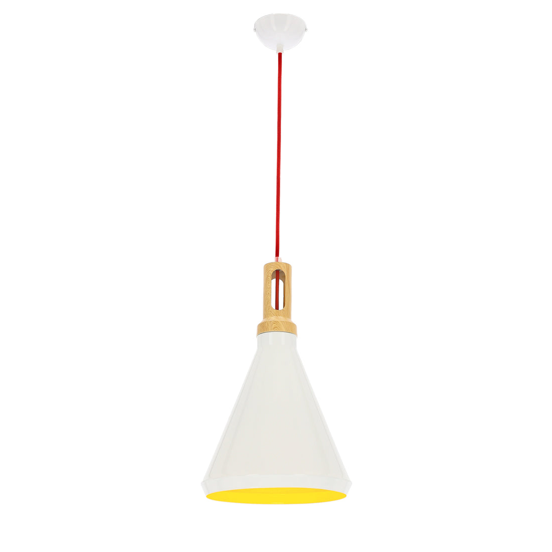 Suspension Métal Blanc E27 · Robinson · photo 3