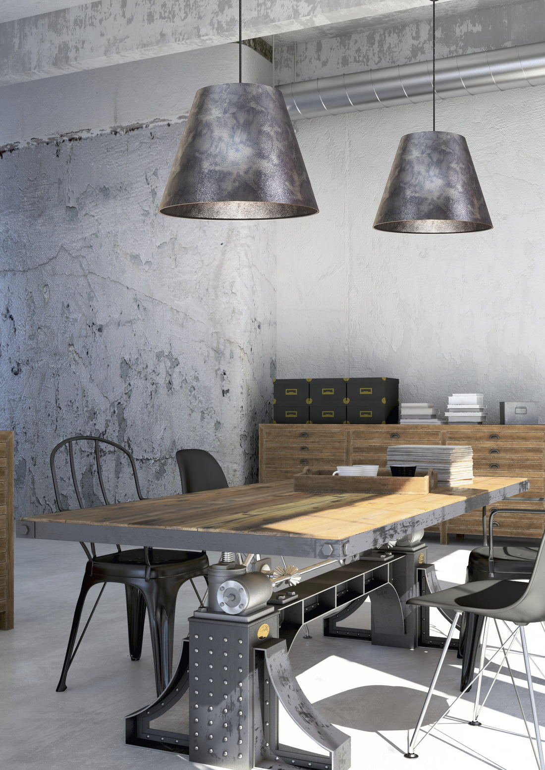 Suspension Composite Argenté Gris · Atino · photo 2