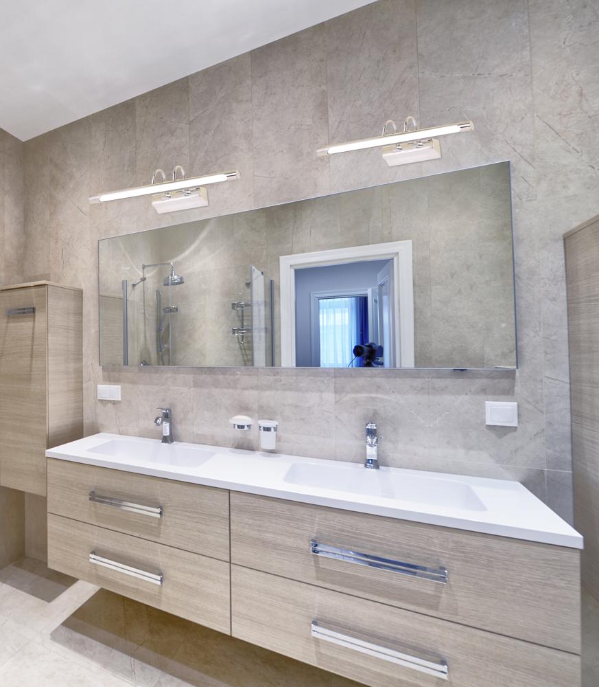 Applique murale LED Acier Composite Chromé · Linea · photo 3
