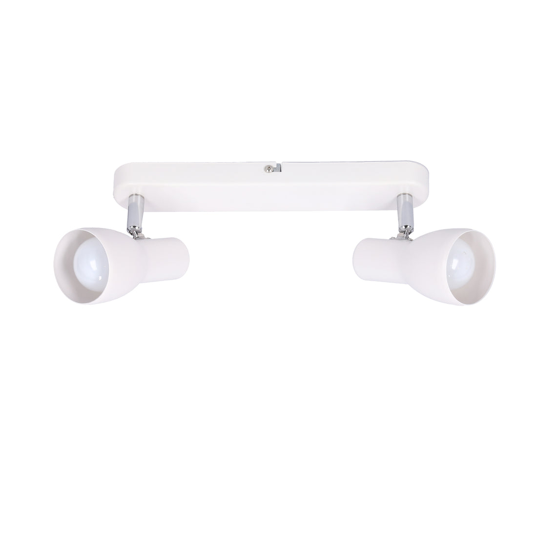 Plafonnier 2 Lampes Acier Blanc · Picardo · photo 4