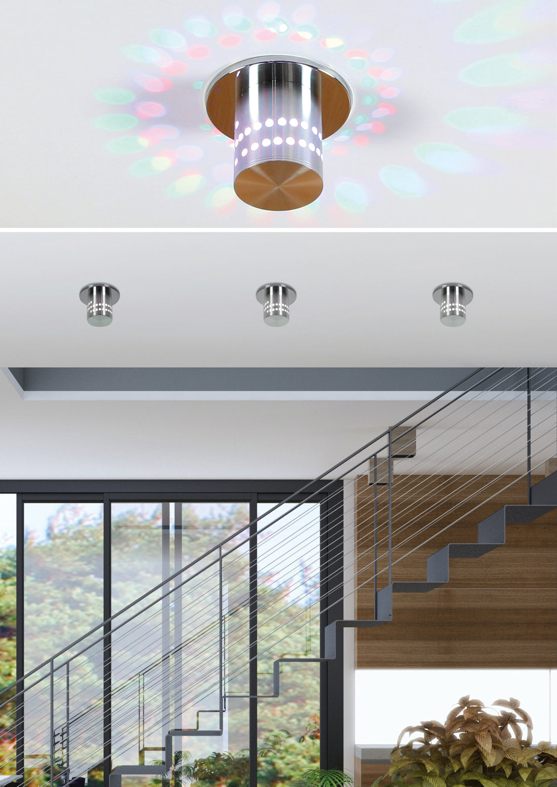 Spot LED Chromé Ø 5,2 cm · photo 2