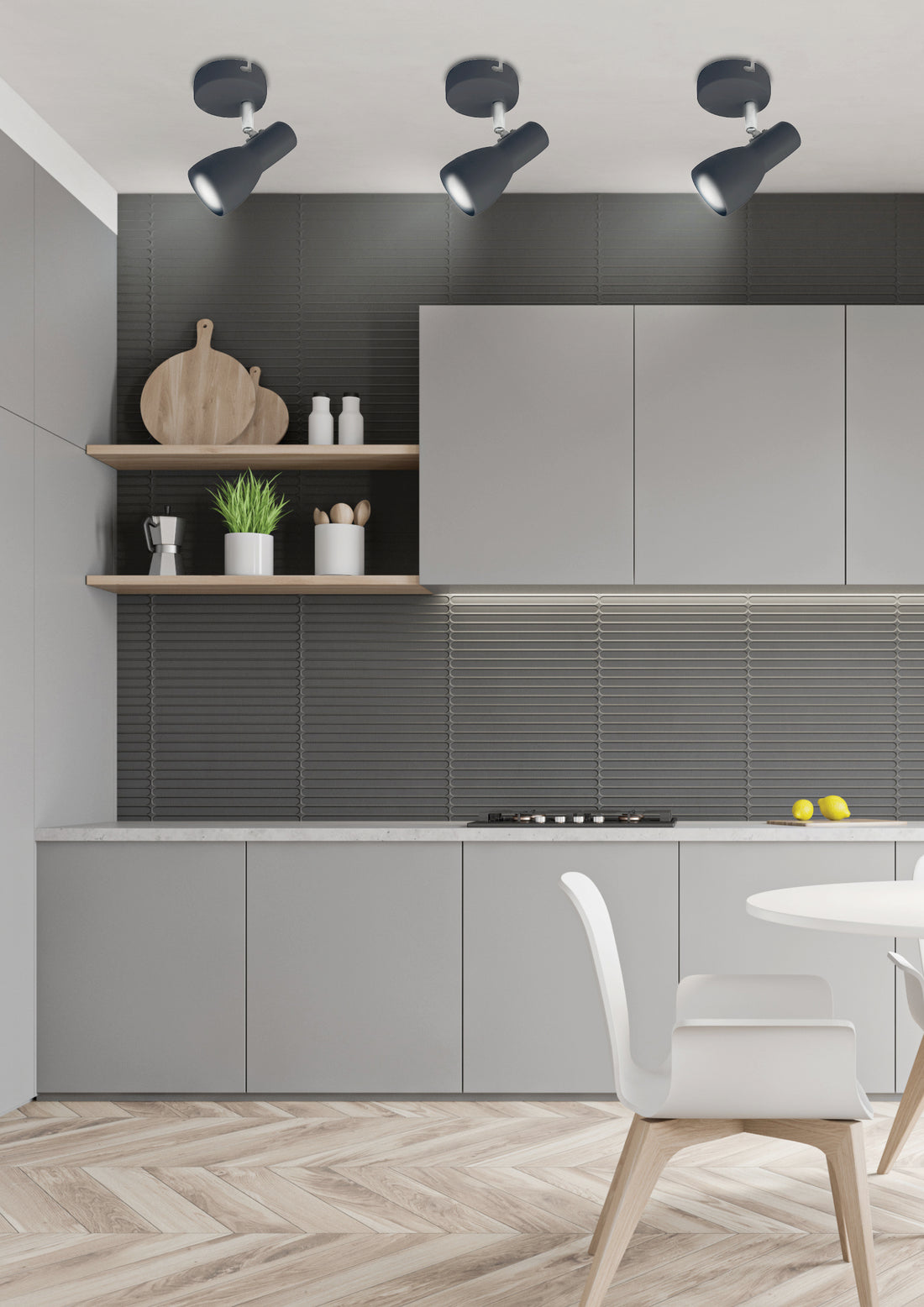Applique murale Acier Noir E14 · Picardo · photo 2
