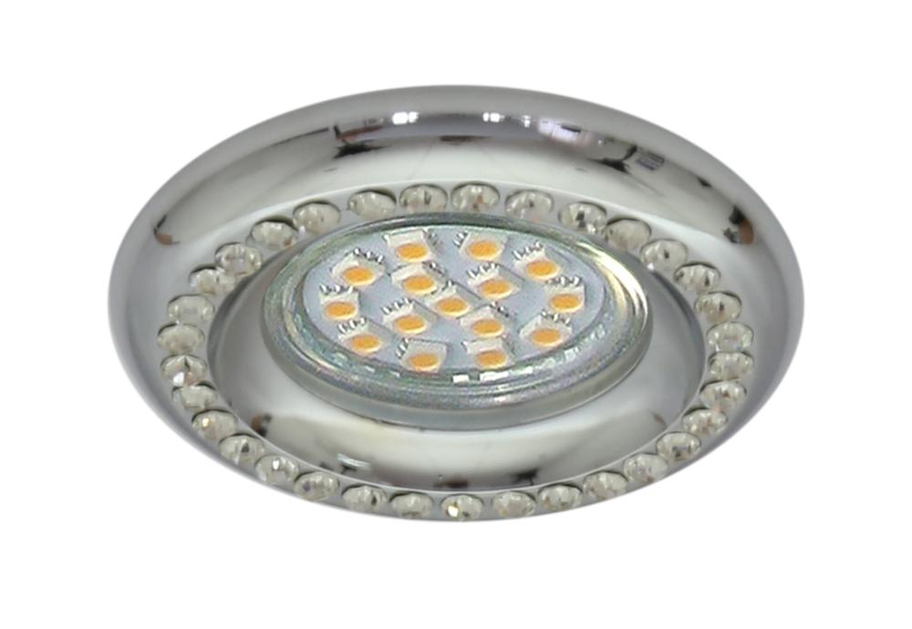 Spot Verre Cristal Chromé · Soc