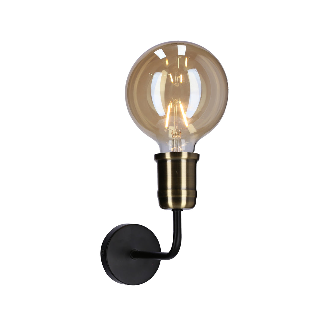 Applique murale Acier Noir Antique Laiton · Goldie · photo 2