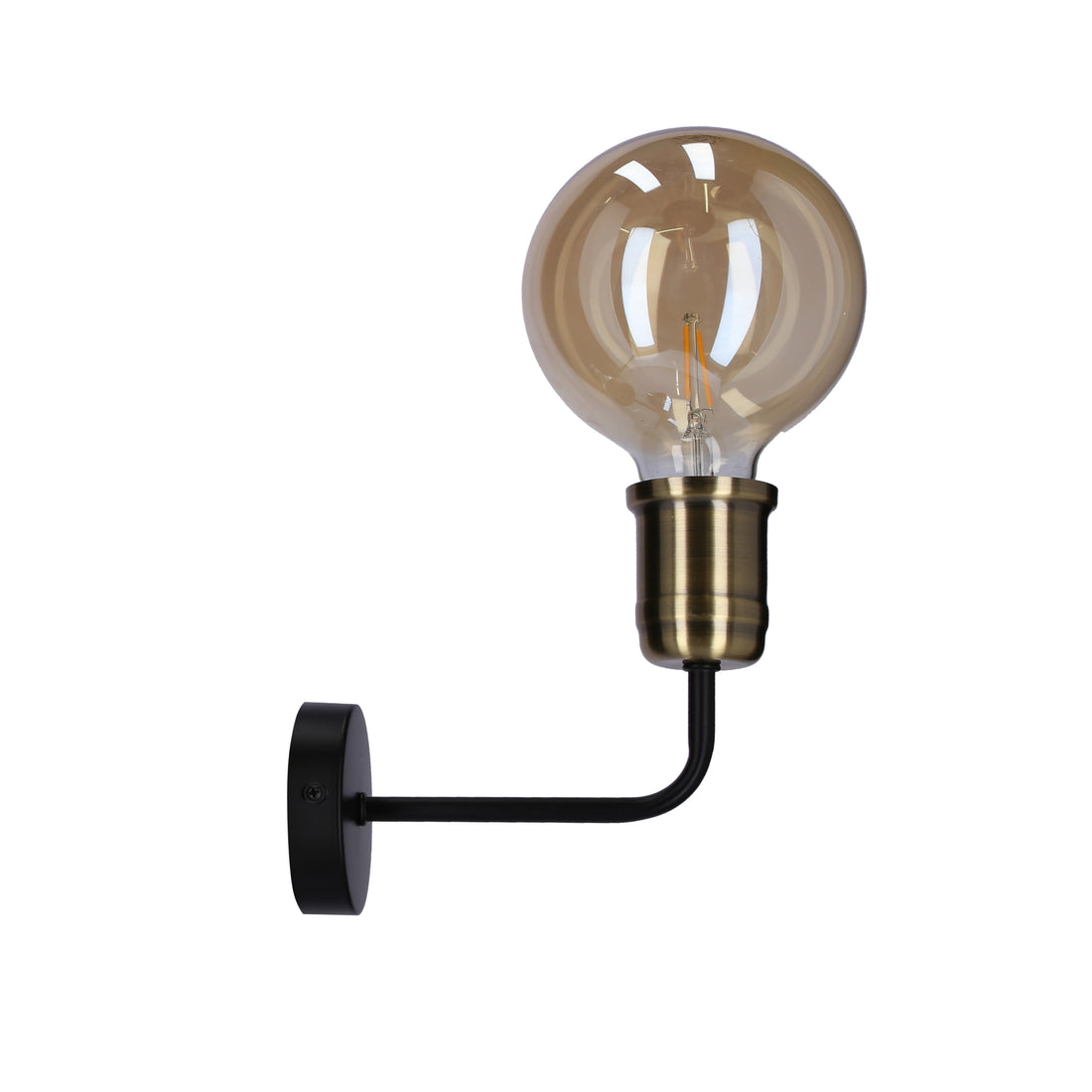 Applique murale Acier Noir Antique Laiton · Goldie · photo 3