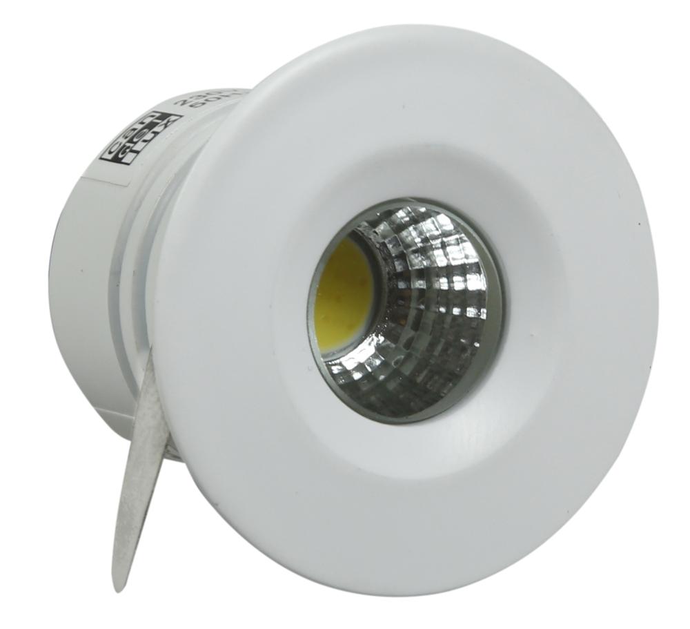 Spot LED Verre Blanc