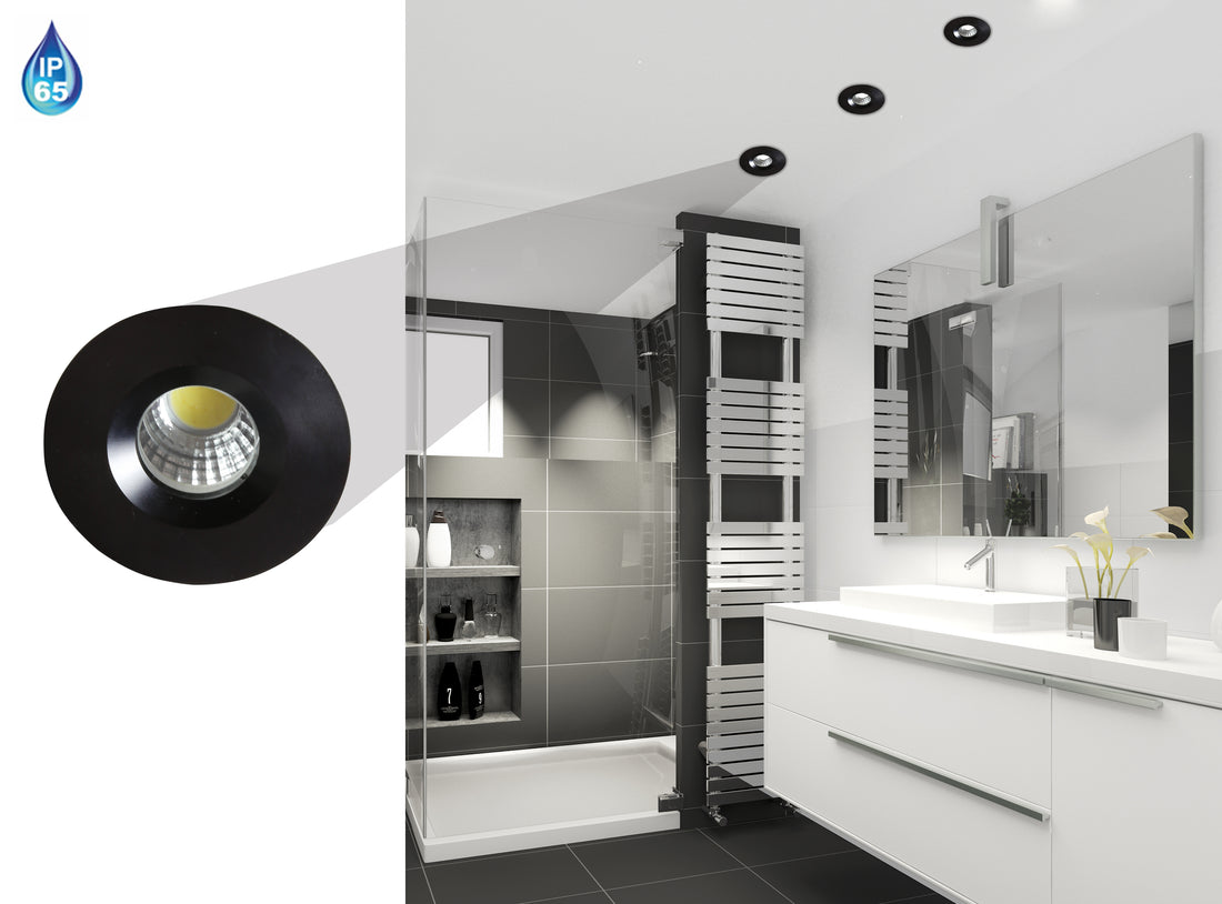Spot LED Verre Noir · photo 2