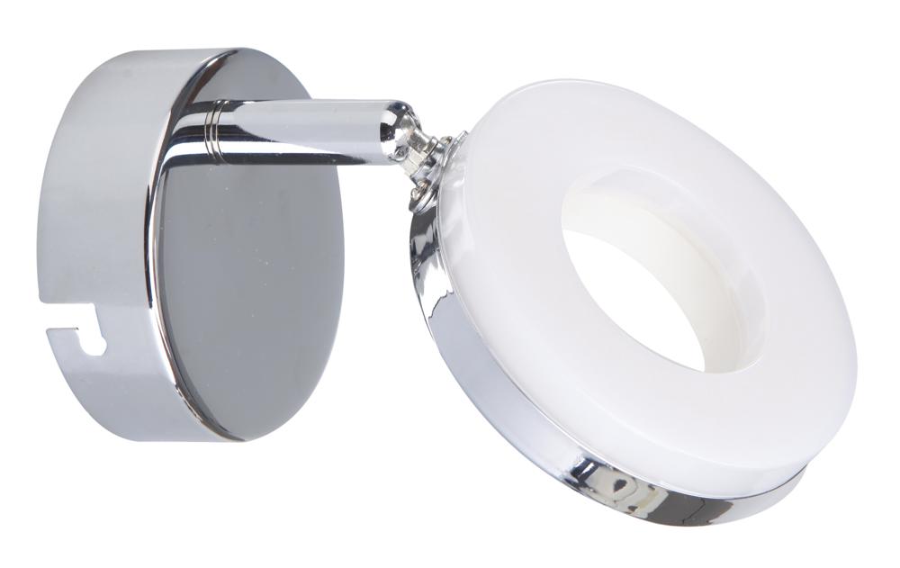 Applique murale LED Acier Composite Chromé · Thema