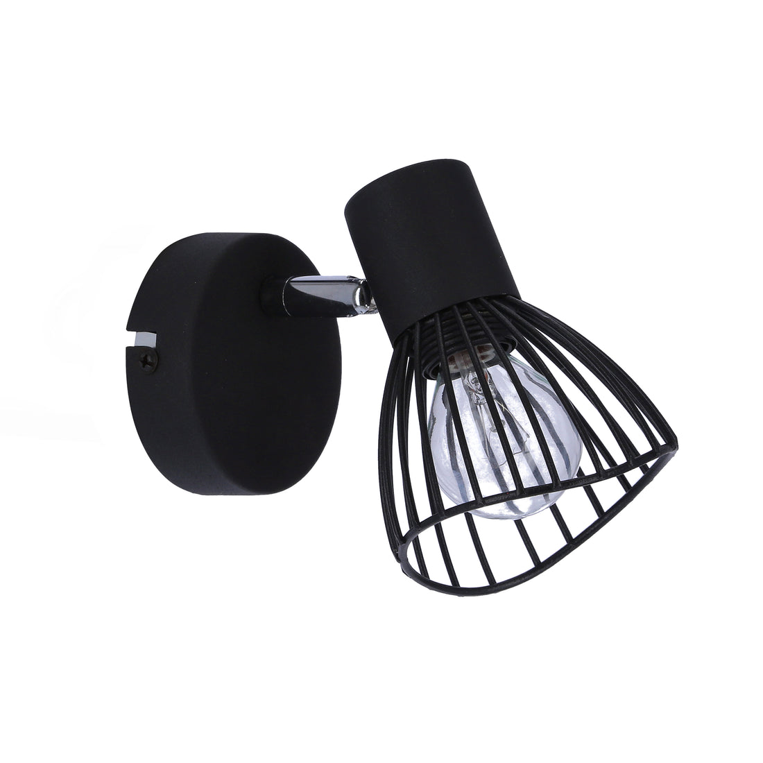 Applique murale Acier Noir E14 · Fly · photo 4