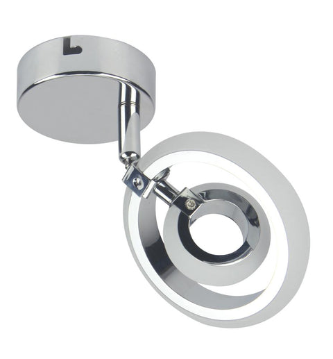 Applique murale LED Acier Composite Chromé · Celt