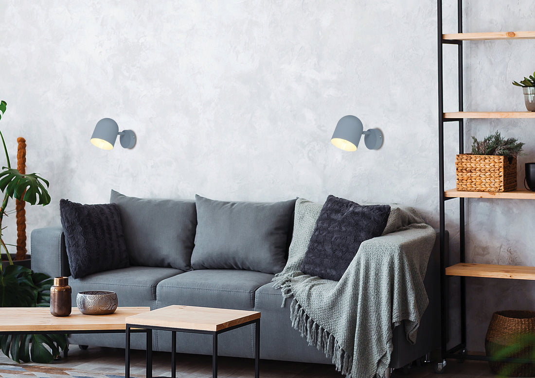 Applique murale Acier Mat Gris · Azuro · photo 2