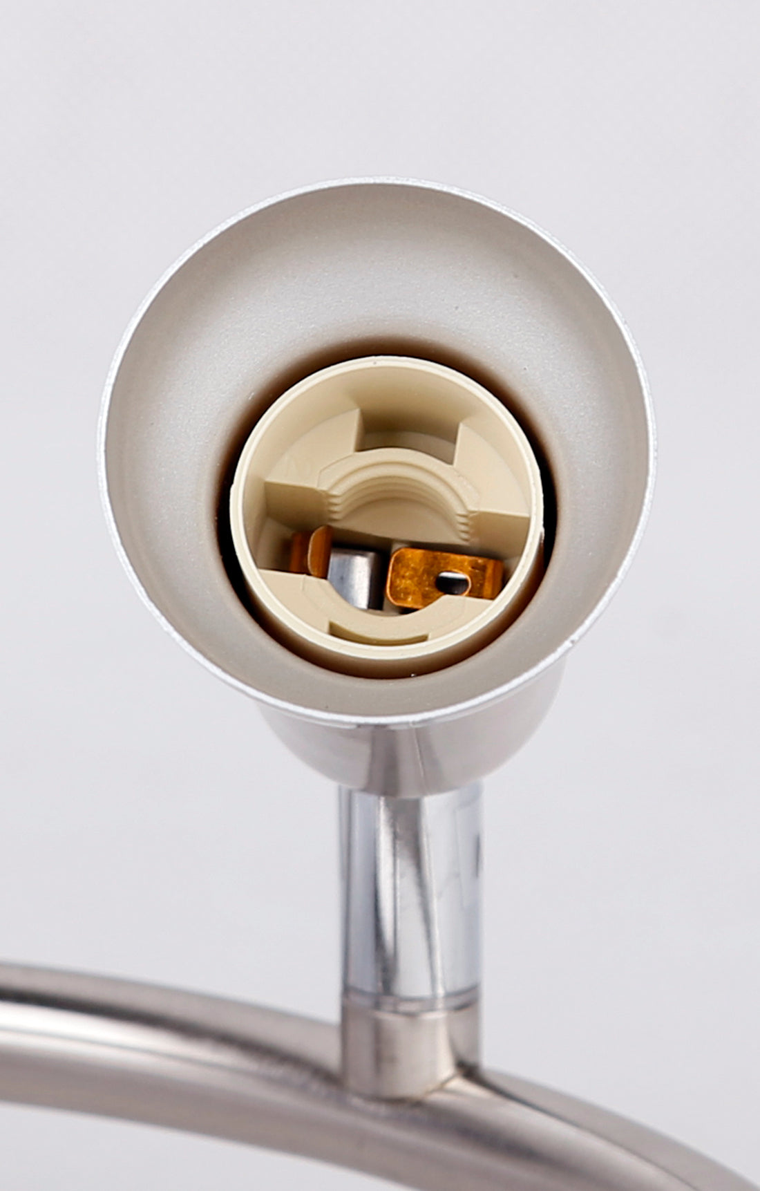 Plafonnier 3 Lampes Acier Satiné · Arc · photo 4