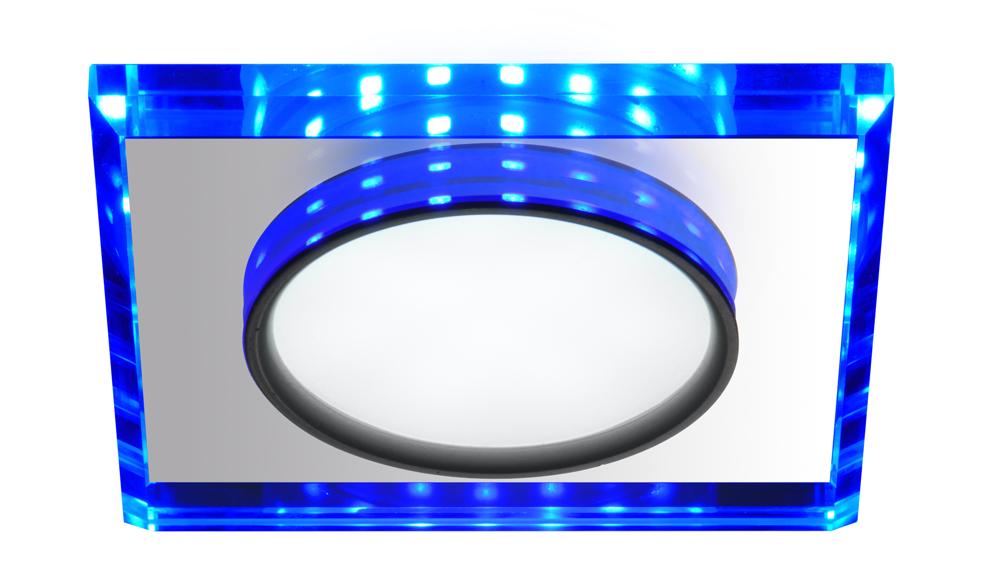 Spot LED Verre Bleu Transparent · Ssp