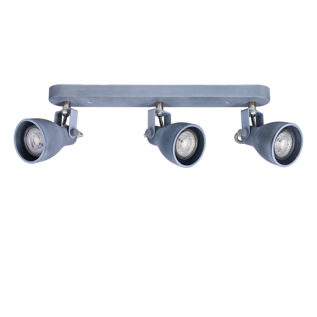 Plafonnier 3 Lampes Acier Mat Gris · Ash · photo 2