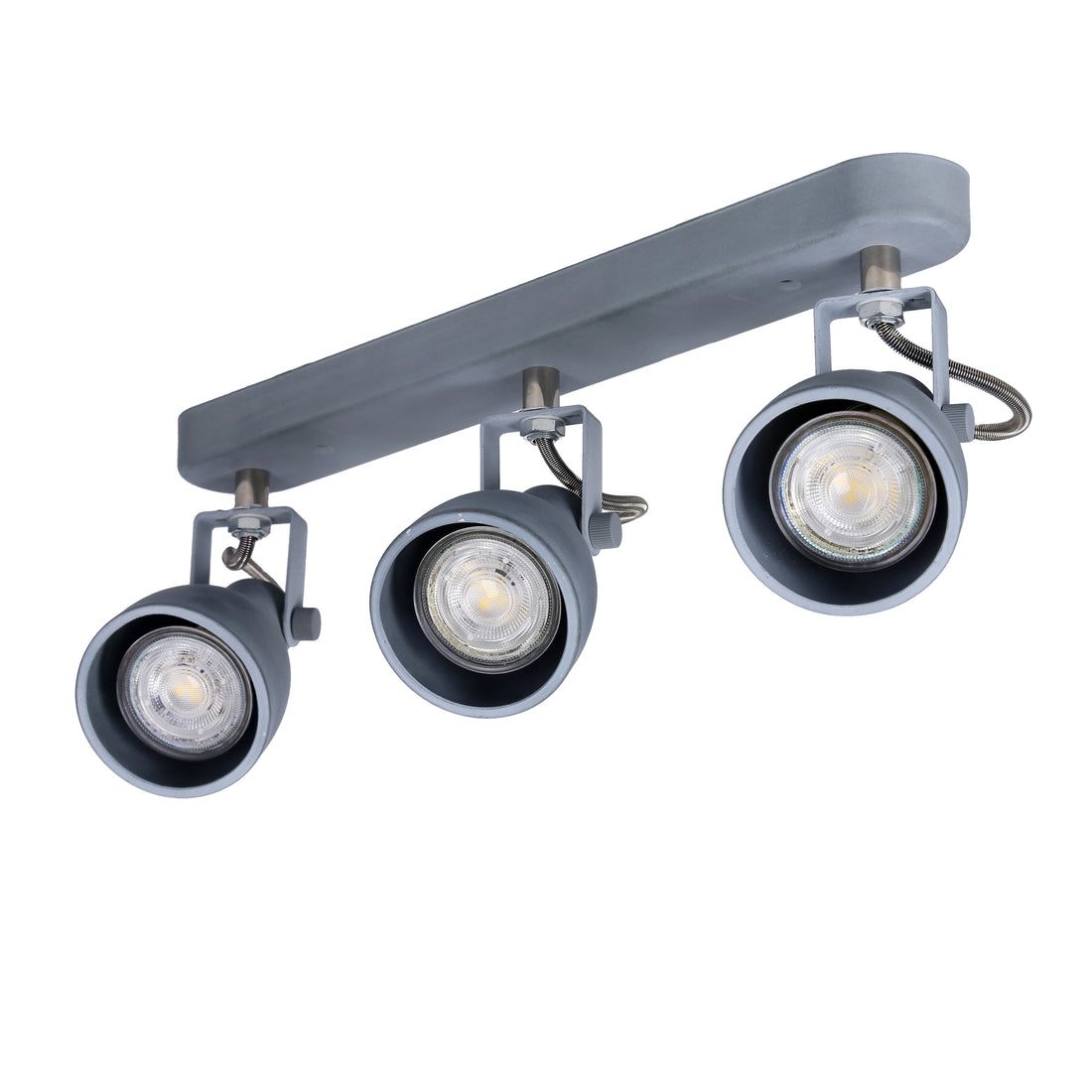 Plafonnier 3 Lampes Acier Mat Gris · Ash · photo 4