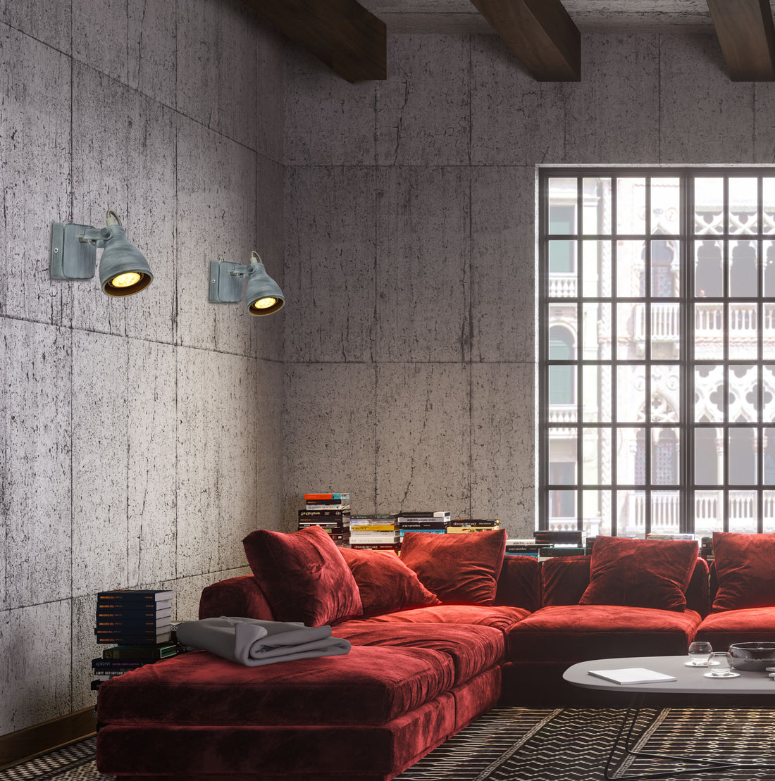 Applique murale Acier Mat Gris · Ash · photo 3