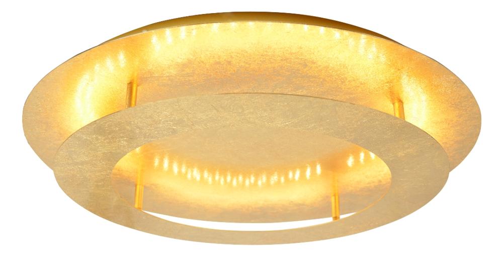 Plafonnier LED Acier Doré · Merle