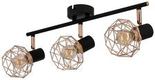 Plafonnier 3 Lampes Acier Noir Doré · Acrobat · photo 3