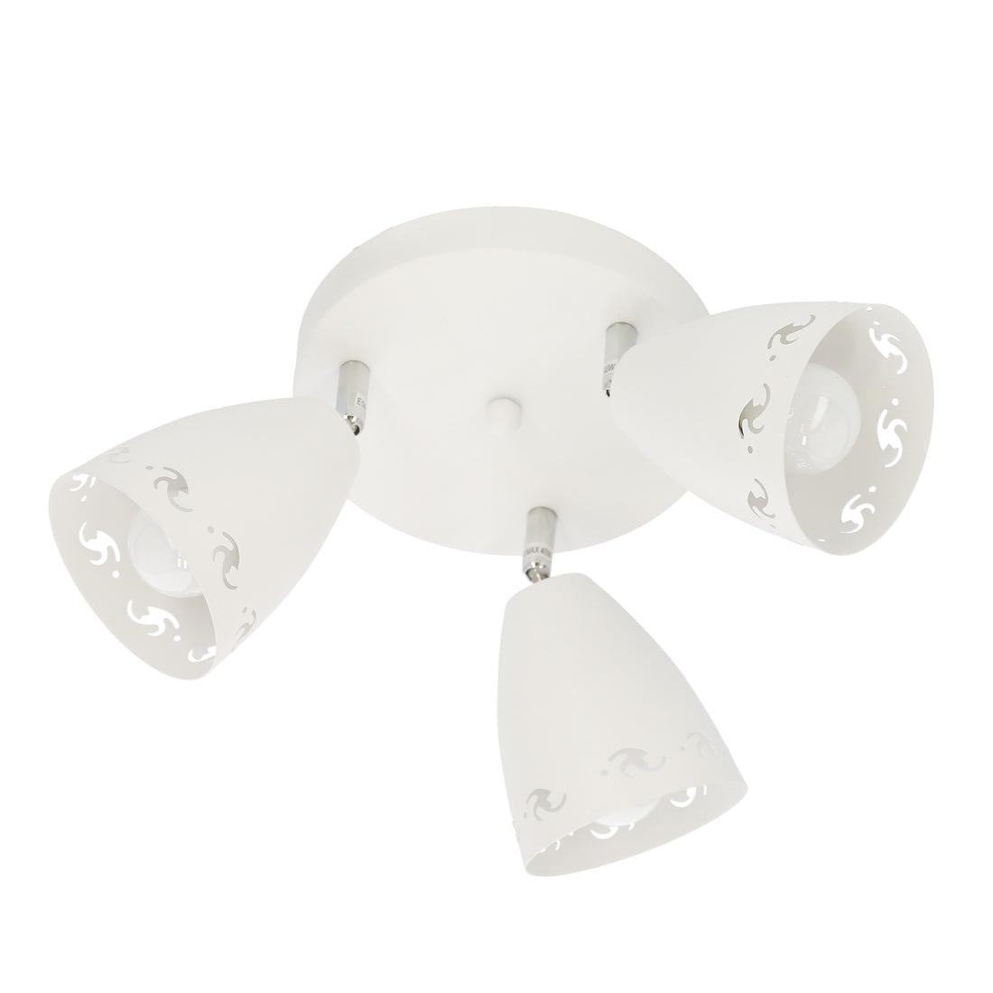 Plafonnier 3 Lampes Métal Mat Blanc · Coty · photo 4