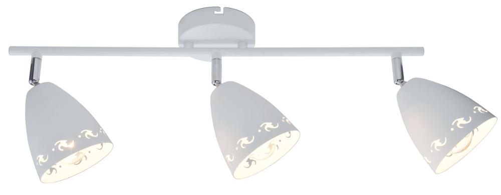 Plafonnier 3 Lampes Métal Mat Blanc · Coty