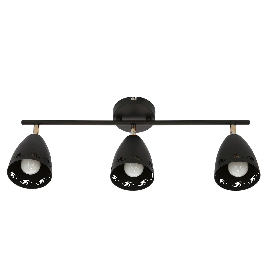 Plafonnier 3 Lampes Métal Noir · Coty · photo 2