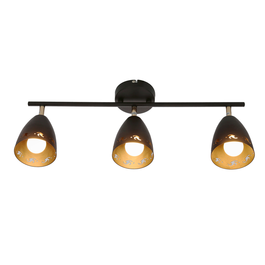 Plafonnier 3 Lampes Métal Noir · Coty · photo 3