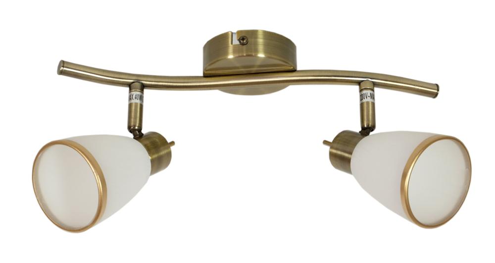 Plafonnier Acier Verre Antique Laiton · Regent