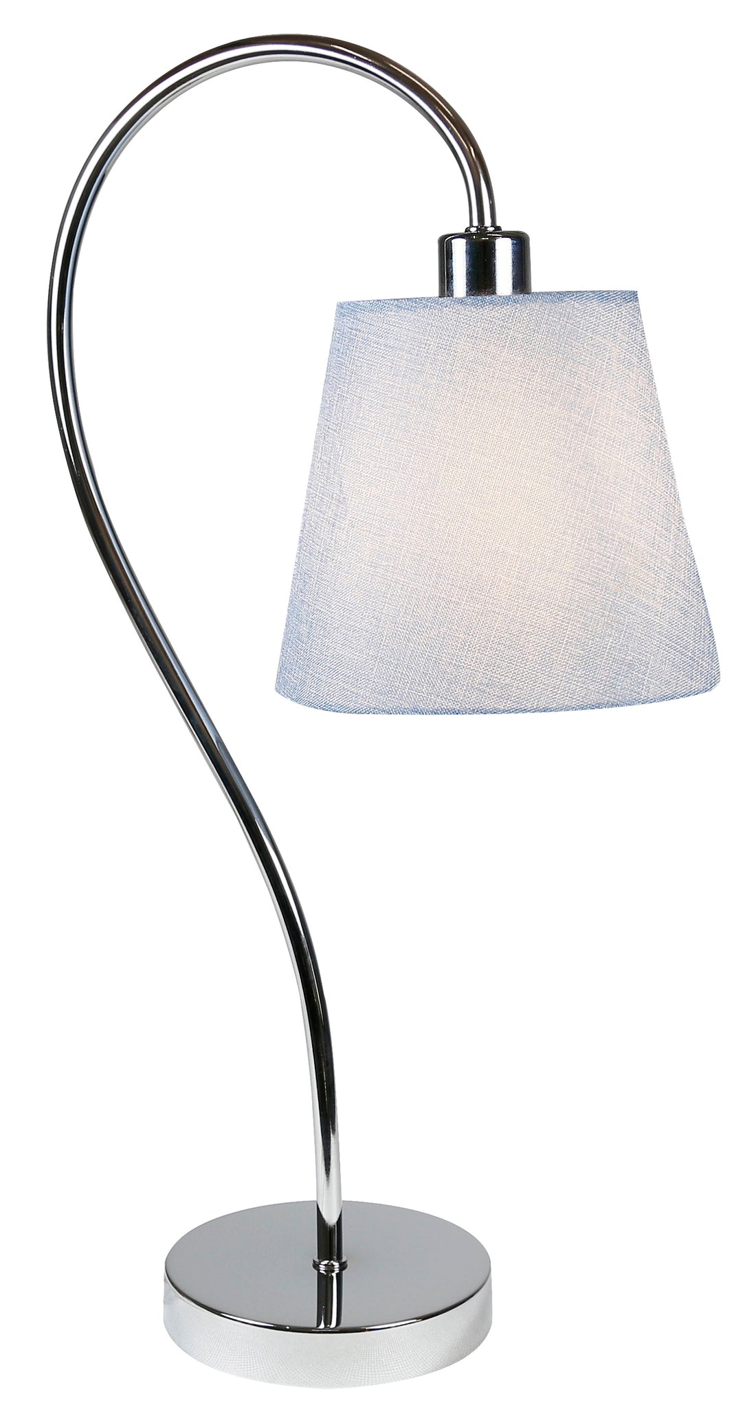 Lampe à poser Acier Tissu Chromé · Luk · photo 4