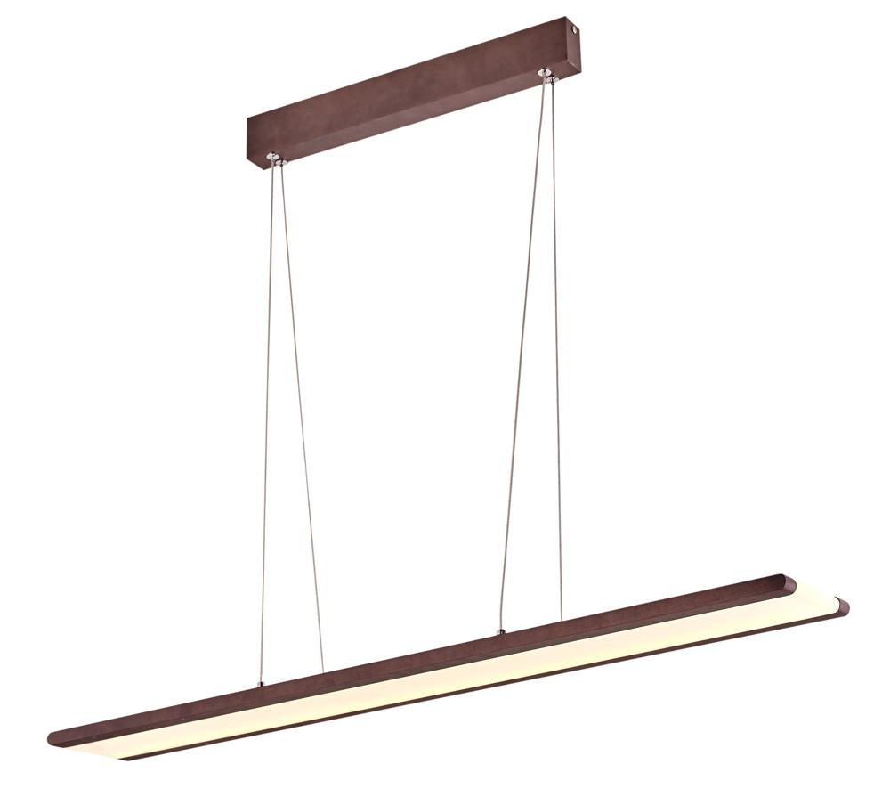 Suspension LED Acier Composite Marron · Coconut