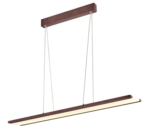Suspension LED Acier Composite Marron · Coconut