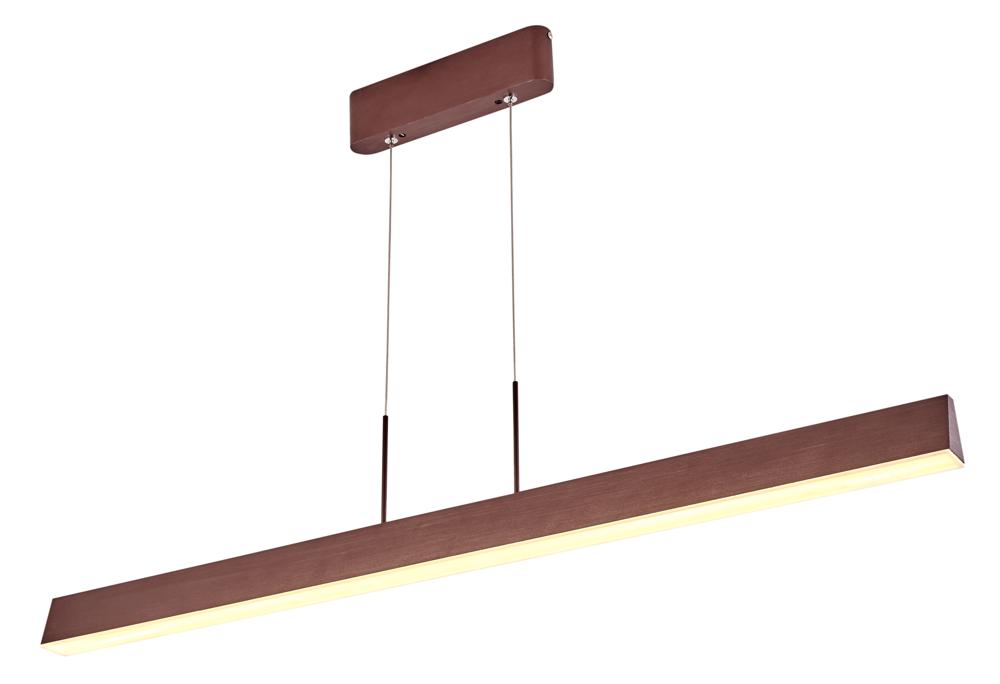 Suspension LED Acier Composite Marron · Coconut