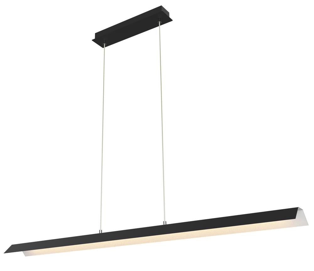 Suspension LED Métal Composite Noir · Kalamos