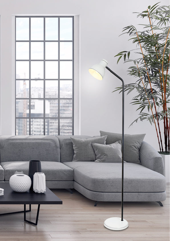 Lampadaire Acier Blanc et Noir · Zumba · photo 2